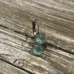 Swarovski Elegant Blue Drop Earrings